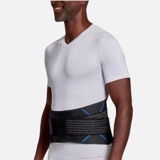 Tommie Copper Adjustable Compression Back Brace New In Package Large / XL BLACK