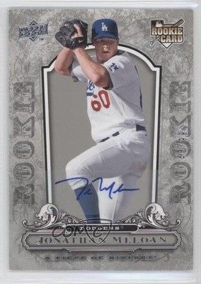 2008 Upper Deck A Piece of History Rookie 46/99 Jonathan Meloan #124 Auto RC 0o9