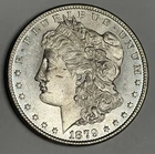 GEM BU 1879-S Morgan Silver Dollar (all original!), U.S. $1 Coin Mint State MS