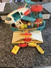 Vintage 1972 Fisher-Price Play Family Airport  & Plane #996 – Classic Playset