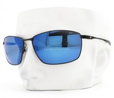 Costa Del Mar Turret Sunglasses Matte Black Titanium Polarized Blue 580P w/case