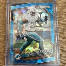 2025 Panini Prizm - Jordyn Brooks #129 Blue Ice Prizm /99