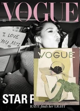 BRITISH Vogue UK Magazine October 2025 - RAYE COVER FEATURE & Notebook One