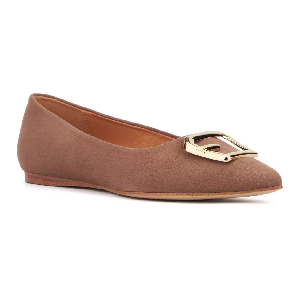 Torgeis Womens Hartwell Ballet Flats - 11 TAUPE 8190₽