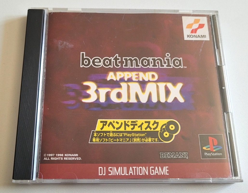 Beatmania Append 3rd MIX - PlayStation 1 PS1 - NTSC-J JAPAN - Complet