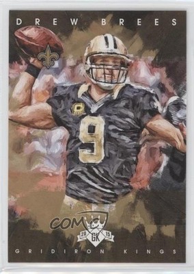 2015 Panini Gridiron Kings Drew Brees #92 HOF 3n1