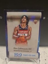 25-26 Topps Holiday Advent Tre Johnson Nice List Die-Cut Rookie Logo Parallel