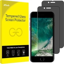 JETech Privacy Screen Protector for iPhone 8 plus/7plus 5.5-Inch, Black 