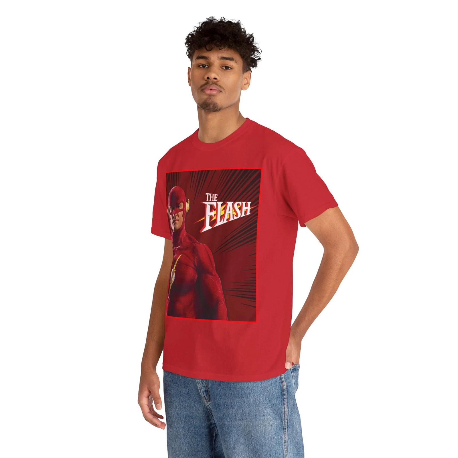 Flash T-Shirt - John Wesley Shipp - DC Comics 1990s TV Series - Barry Allen