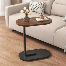 C-Shaped Compact Sofa Side End Table Coffee Laptop Table Living Room Bedroom UK