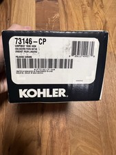 KOHLER 73146-CP Composed Double Robe Hook Polished Chrome Open Box FREE SHIPPING