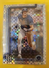 2025 Topps Chrome X-Fractors #111 Josh Lowe - Tampa Bay Rays