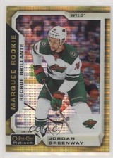 2018 O-Pee-Chee Platinum Marquee Rookies Seismic Gold 11/50 Jordan Greenway hj3