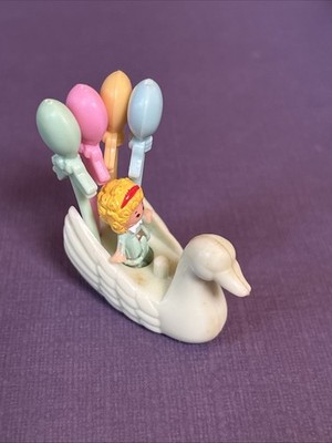 Vintage Polly Pocket Party Board Game Replacement Piece Balloons Swan Vehicle G2