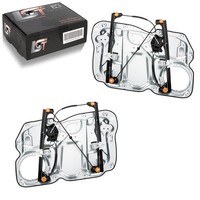2X Fensterheber Metallplatte Set Vorne Links Rechts FüR Vw Touran 1T