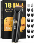 Beard Trimmer for Men All-in-One Electric Razor Hair Clipper Waterproof Cordless