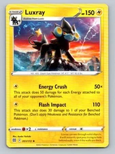 Pokemon Luxray SWSH09: Brilliant Stars 051/172 Near Mint NM
