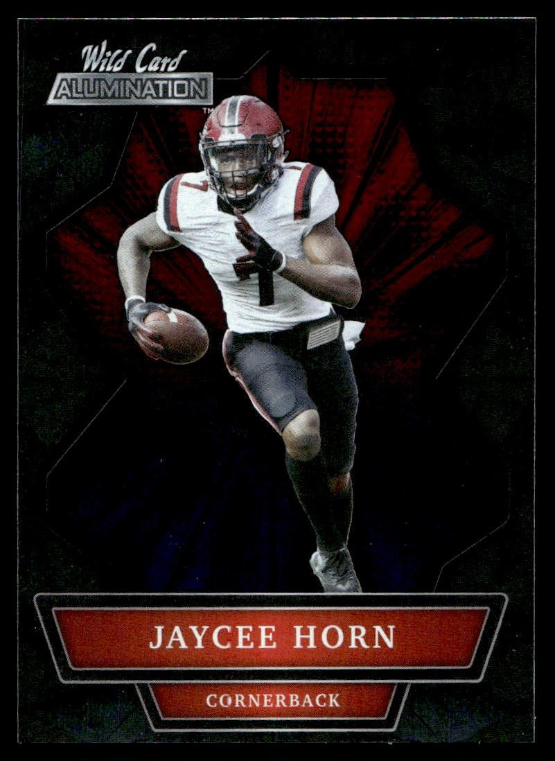 2021 Wild Card Alumination Jaycee Horn Rookie Carolina Panthers #ABC-22