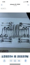 EKCO ETERNA CUSTOM STAINLESS FLATWARE French ROSE PATTERN 24 Pieces