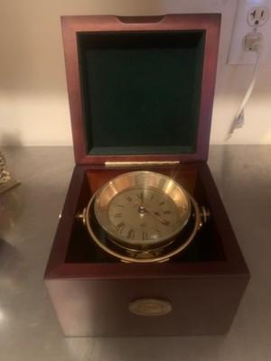 Navigare Necesse Est Authentic Models Clock in Box - BEx au5