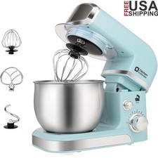 Compact Stand Mixer 6 Speed Tilt Head W/ Stainless Steel Bowl Multi Attachments