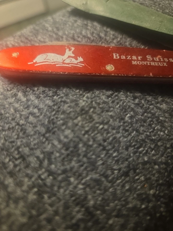 Rare Swiss Army Montreux Bazar Suisse.knife Vintage . - Image 2 of 4