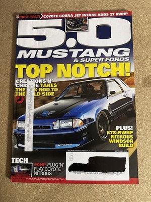 5.0 Mustang And Super Fords Top Notch September 2013 Magazine