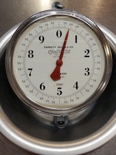 Chatillion Hanging Scale Type 4200 With Produce Basket. 30lb Capacity.