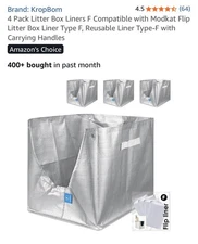 KropBom Liner F Compatible with Modkat Flip Litter Box