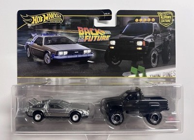 2026 HOT WHEELS BACK TO THE FUTURE PREMIUM 2 PACK DELOREAN & 1987 TOYOTA PICKUP