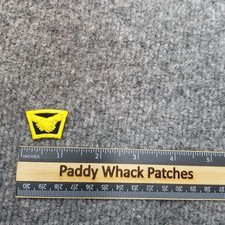 Vintage Handshake Keystone Patch Yellow Black...