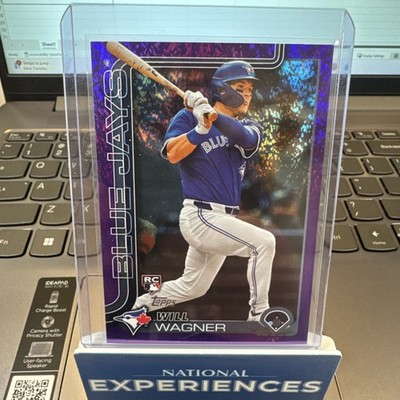 Will Wagner 2025 Topps Series Two Purple Foil Rookie RC 001/250 Blue Jays  