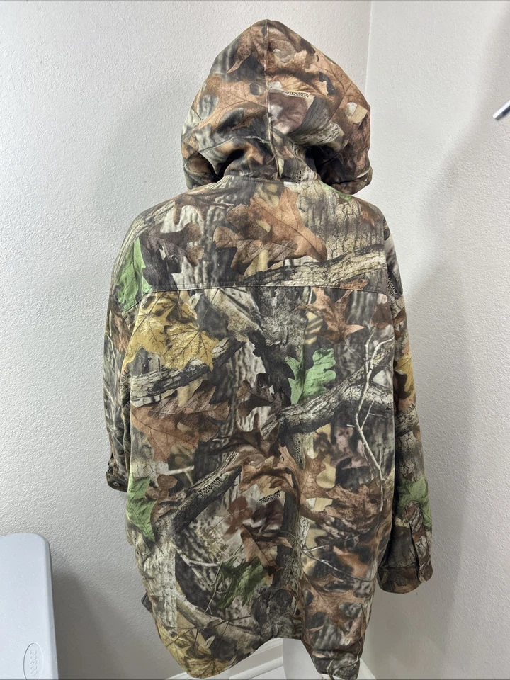 Duxbak Advantage Timber Camo Hunting Insulated Button Jacket Men’s US 2XL (50-52 - Image 4 of 4
