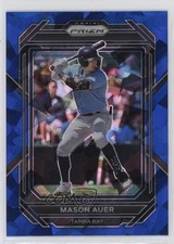 2023 Panini Prizm Blue Ice Prizm Mason Auer #123 1d6q