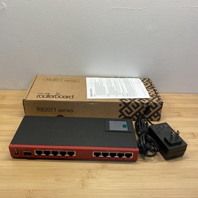Mikrotik RB2011UiAS-2HnD-IN RouterBOARD 2.4GHz 10 Port Wireless Enet Unit