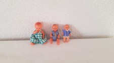 3 alte Puppen für  Puppenstube/Puppenhaus