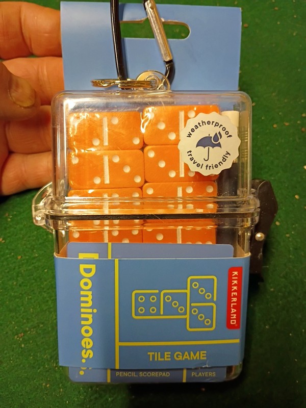 Kikkerland Travel Dominoes