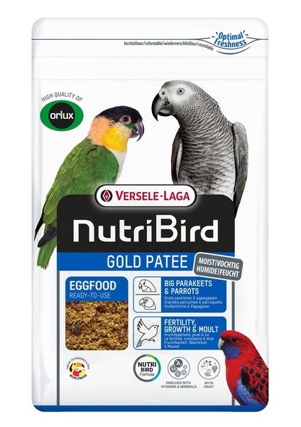 Nutribird Gold Patee GroßSittiche & Papageien - 10 Kg-image