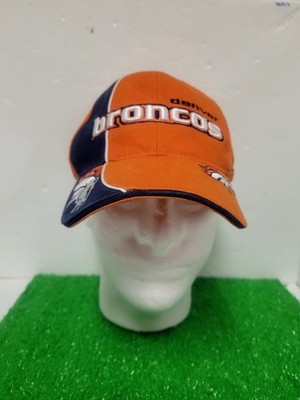 Vtg Denver Broncos Hat Cap NFL Reebok Proline Game Day Strapback Embroidered
