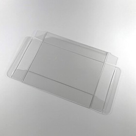 25 SNES Clear Plastic Box Protector Sleeve Case for Complete CIB Games
