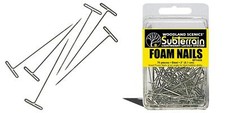 Woodland Scenics ST1432 Foam Nails 2" Packet of 75