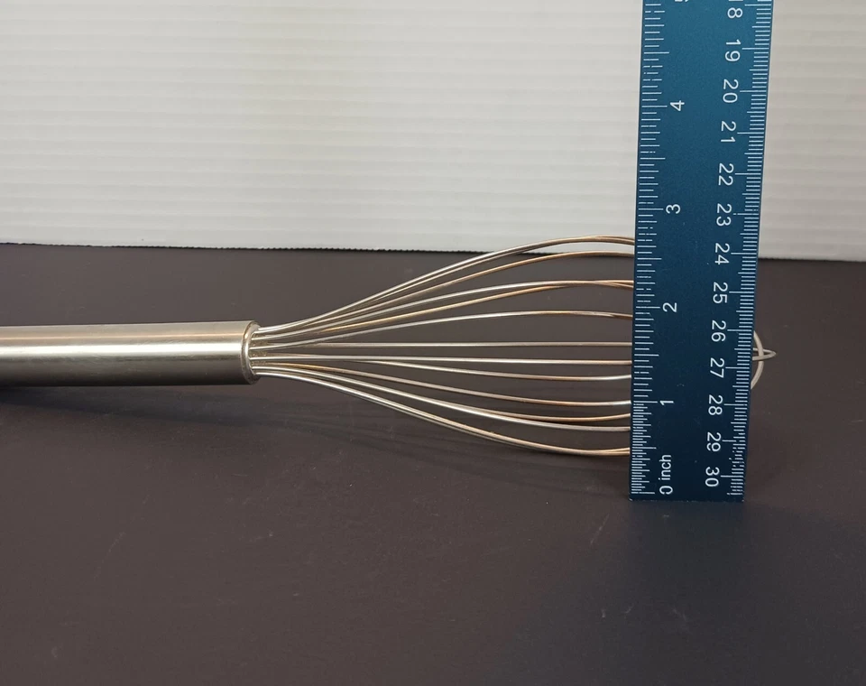 Batidor WMF 30 cm Plus Cromargan Acero Inoxidable Esmerilado con Batidor Globo Metal  Foto 4 de 4