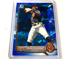 2022 Bowman Chrome Sapphire #BCP-7- MARCO LUCIANO Rookie RC Sapphire