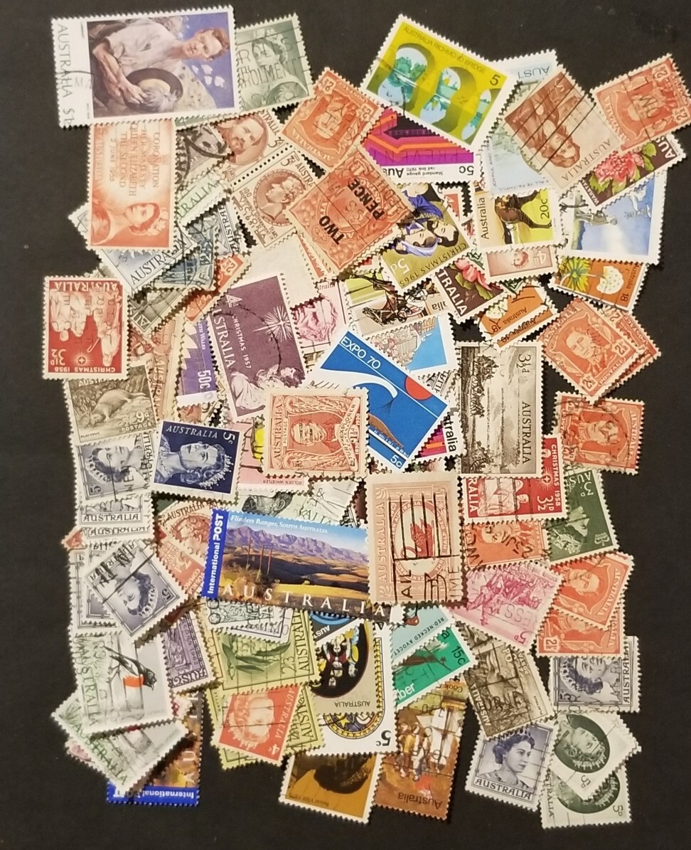 AUSTRALIA 75 Used Stamp Lot with Duplicates z6026 | eBay