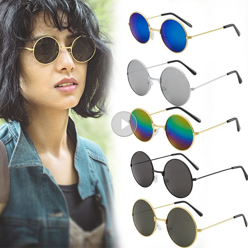 Retro Vintage Round Polarized Sunglasses for Men and Women - Designer Brand Sun Glasses