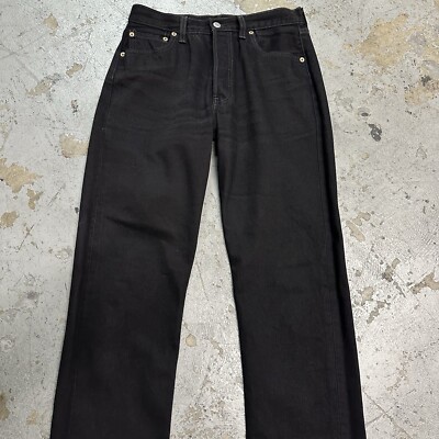 Vintage Levi's 501 Black Denim Jeans 30x32 Made In USA Women | eBay