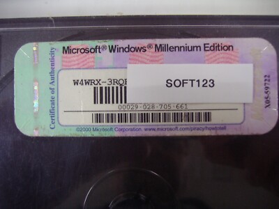 MICROSOFT WINDOWS ME MILLENNIUM FULL OPERATING SYSTEM MS WIN