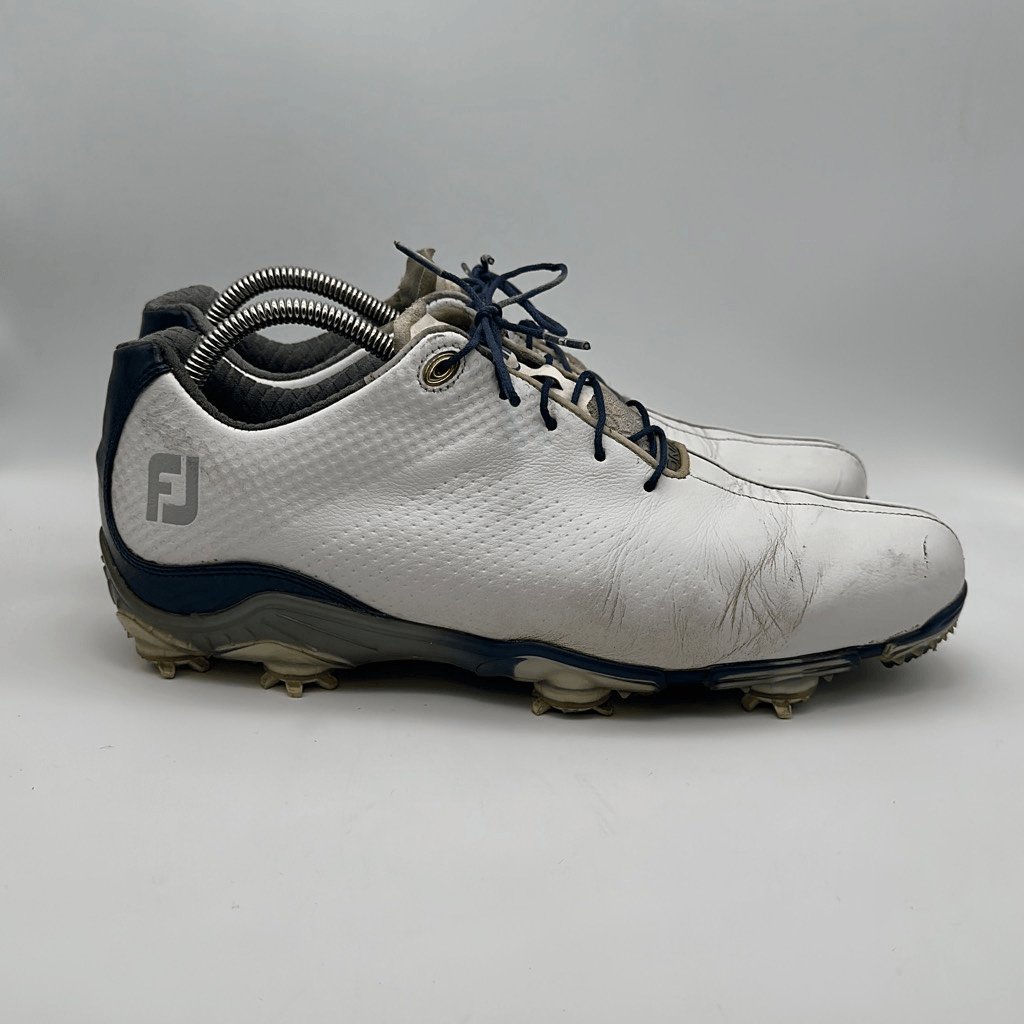 Footjoy Shoes Mens 10 DNA Cleats Golf Sneakers 53437 White  display picture 1