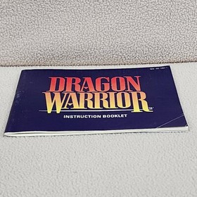 Dragon Warrior Nintendo NES Authentic Instruction Manual Booklet Only NO GAME!
