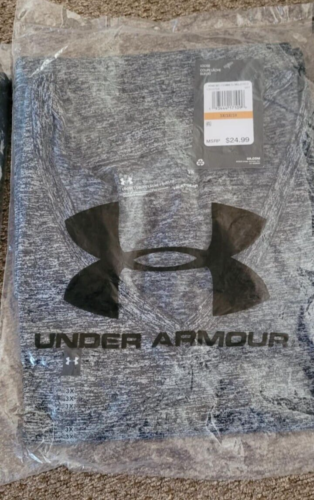 Under Armour Womens Plus Size Tech Twist V Neck T Shirt Black Sz 3X- NWT